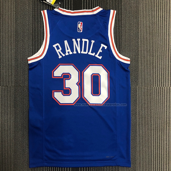 Camiseta New York Knicks Julius Randle NO 30 Statement 2020-21 Azul